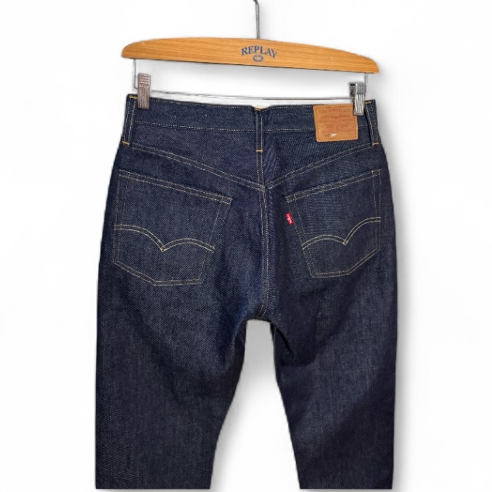 Levi's 501 150th Anniversary Dark Blue Rigid Selvedge Straight Leg Sample Jeans